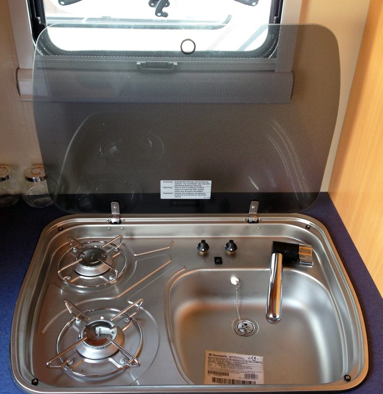 帶玻璃罩的雙爐頭燃?xì)庠钏劢M合7 房車帶玻璃罩雙爐頭燃?xì)庠钏劢M合